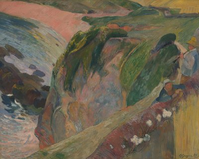 Der Flageolettspieler auf der Klippe von Paul Gauguin